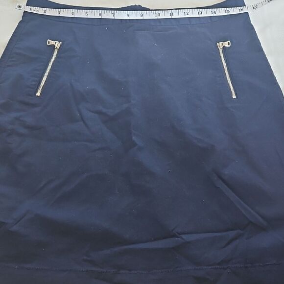 Blue Mini Pencil Skirt for Work - Picture 10 of 16
